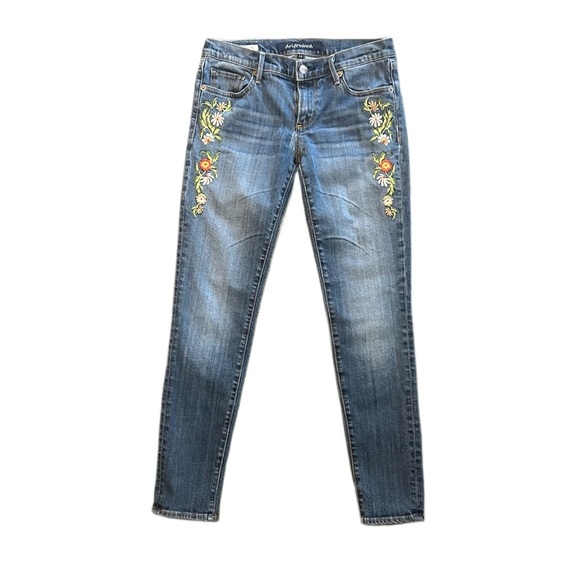 Driftwood Jeans Marilyn floral embroidered jeans size 26 - Picture 1 of 16